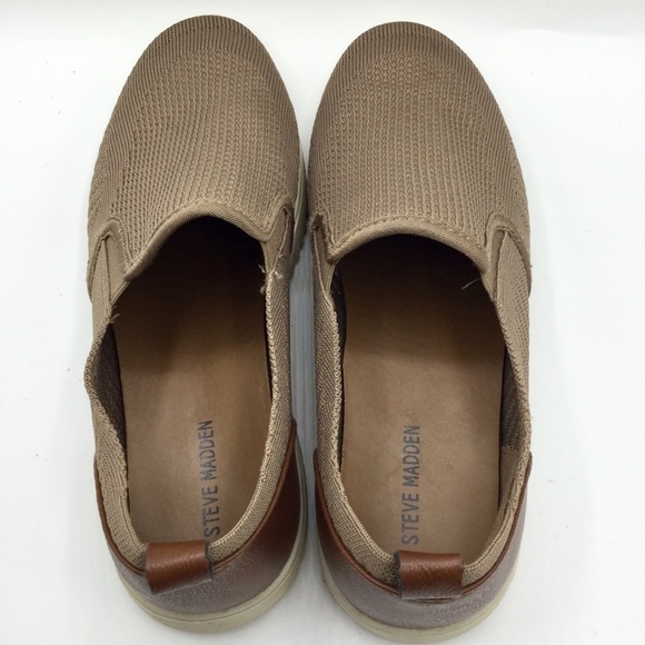 STEVE Madden BPORT Brown Slip On Sneakers - Picture 7 of 13